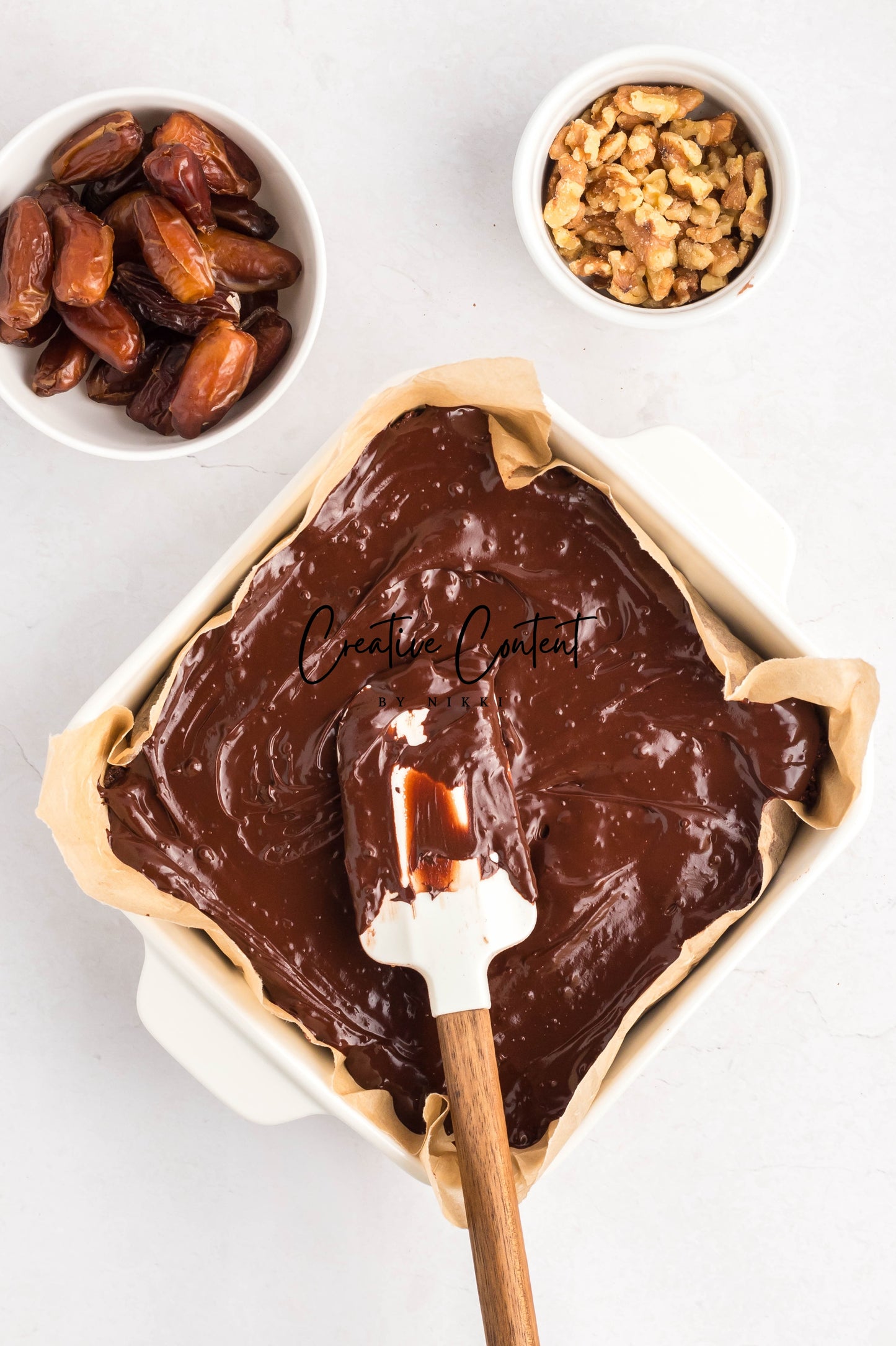 No Bake Brownies + Chocolate Ganache - Set 2 of 2