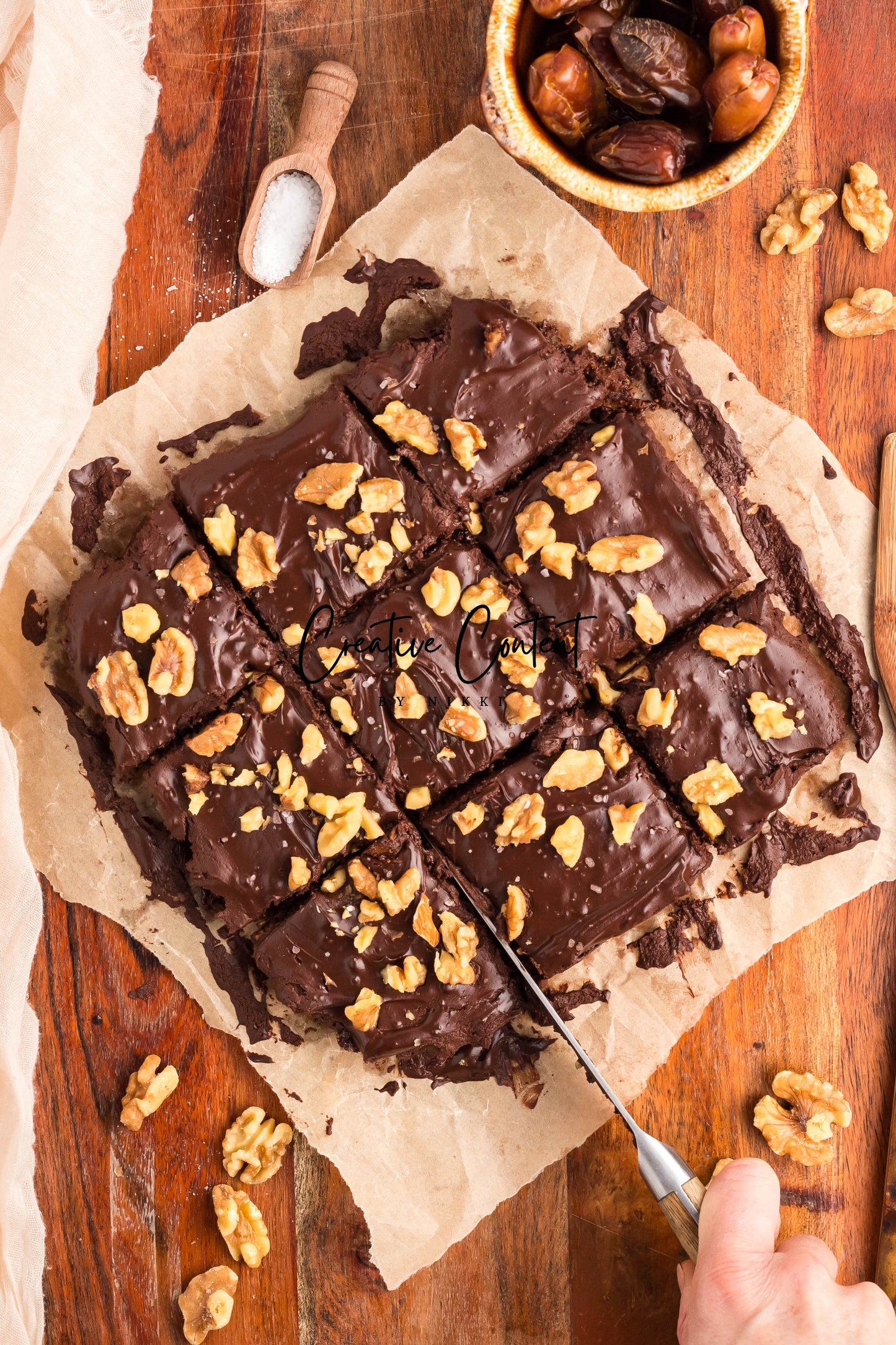 No Bake Brownies + Chocolate Ganache - Set 2 of 2