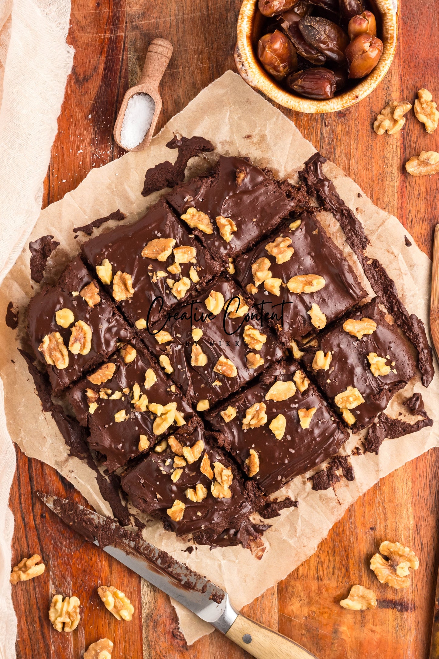 No Bake Brownies + Chocolate Ganache - Set 2 of 2