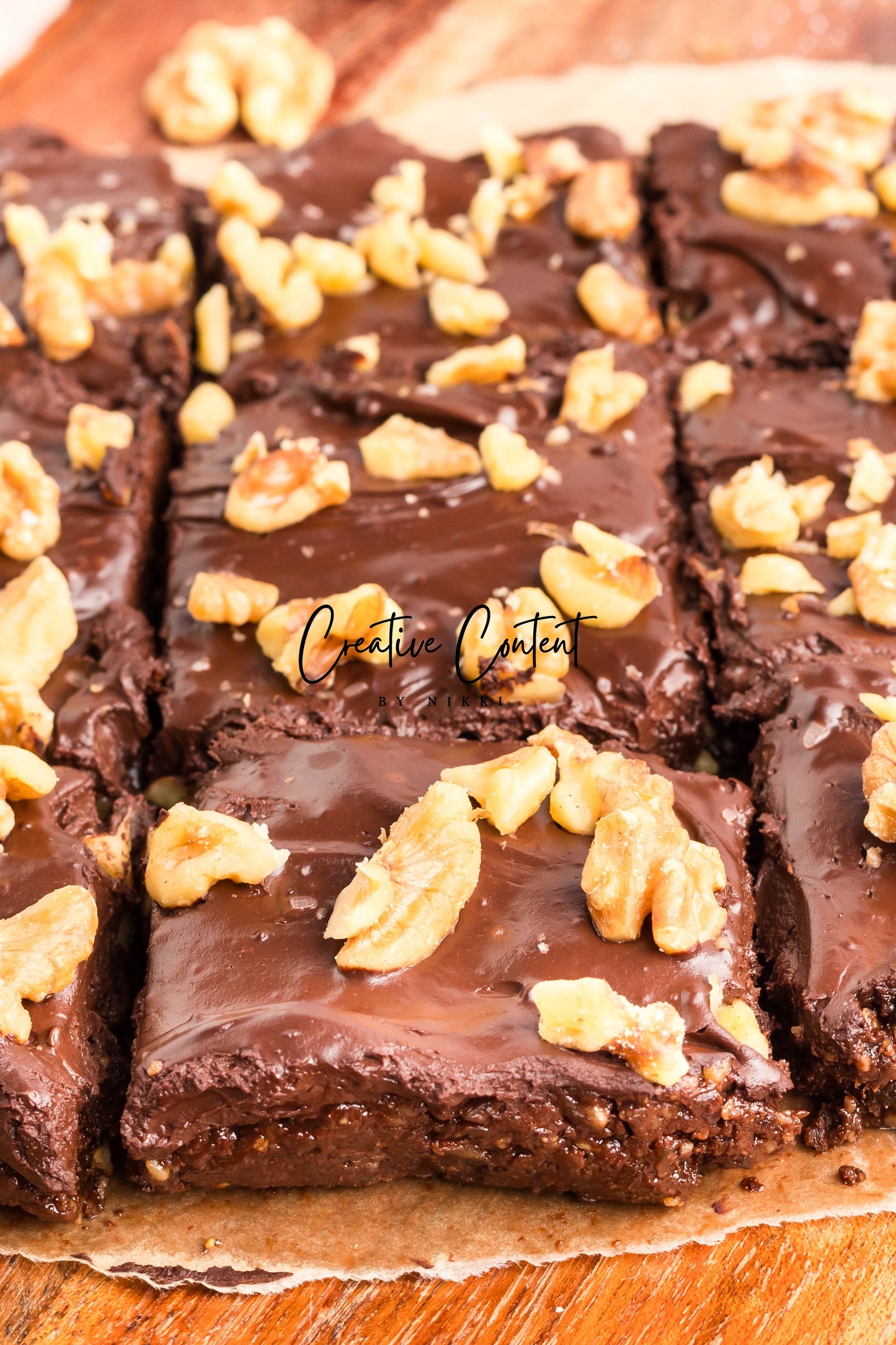No Bake Brownies + Chocolate Ganache - Set 2 of 2