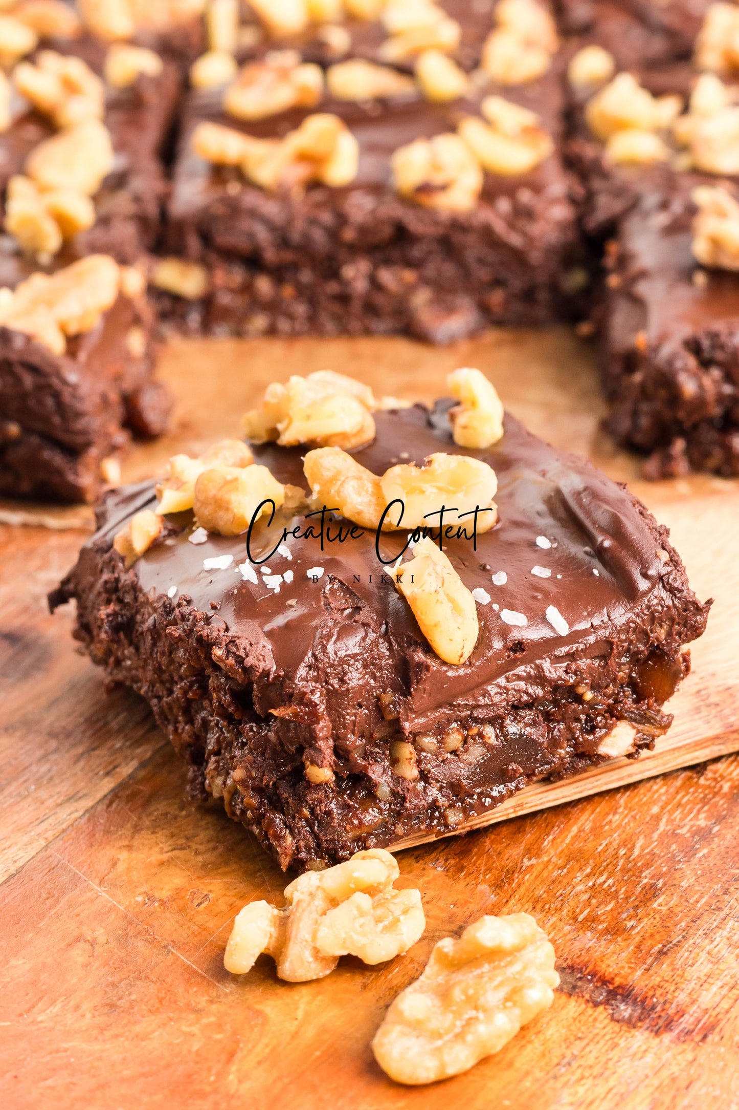 No Bake Brownies + Chocolate Ganache - Set 2 of 2
