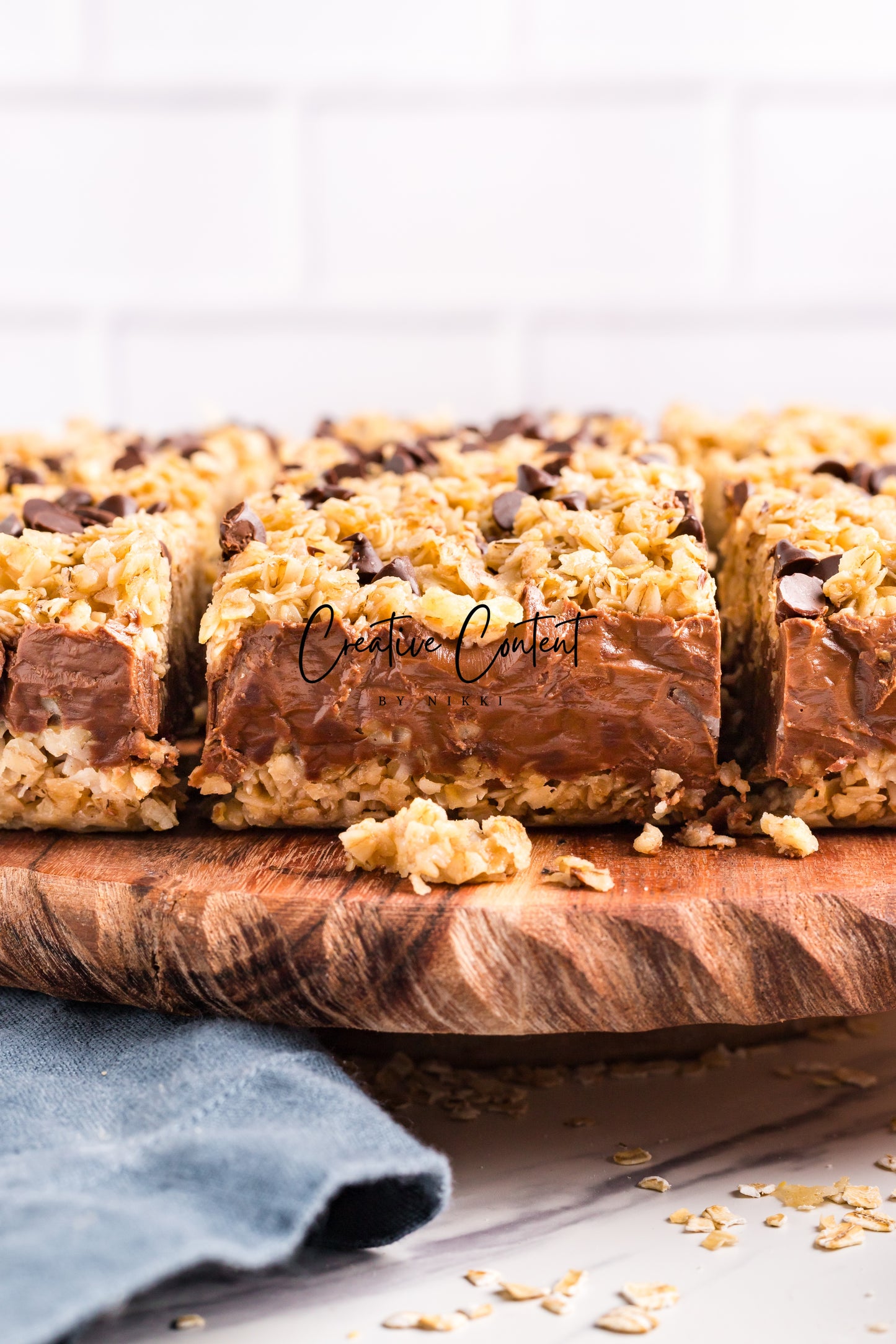 No Bake Chocolate Peanut Butter Oatmeal Bars - Exclusive