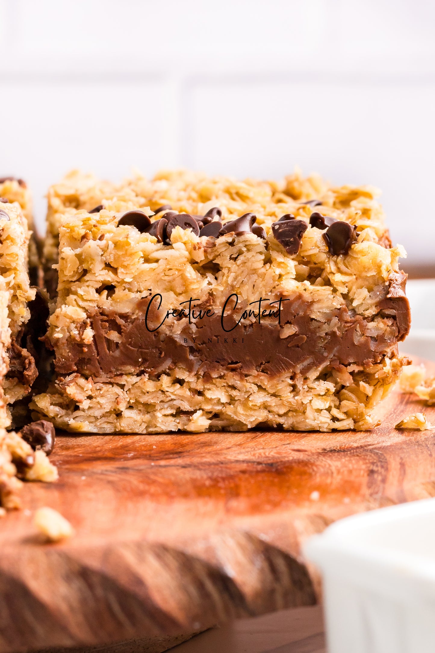 No Bake Chocolate Peanut Butter Oatmeal Bars - Exclusive