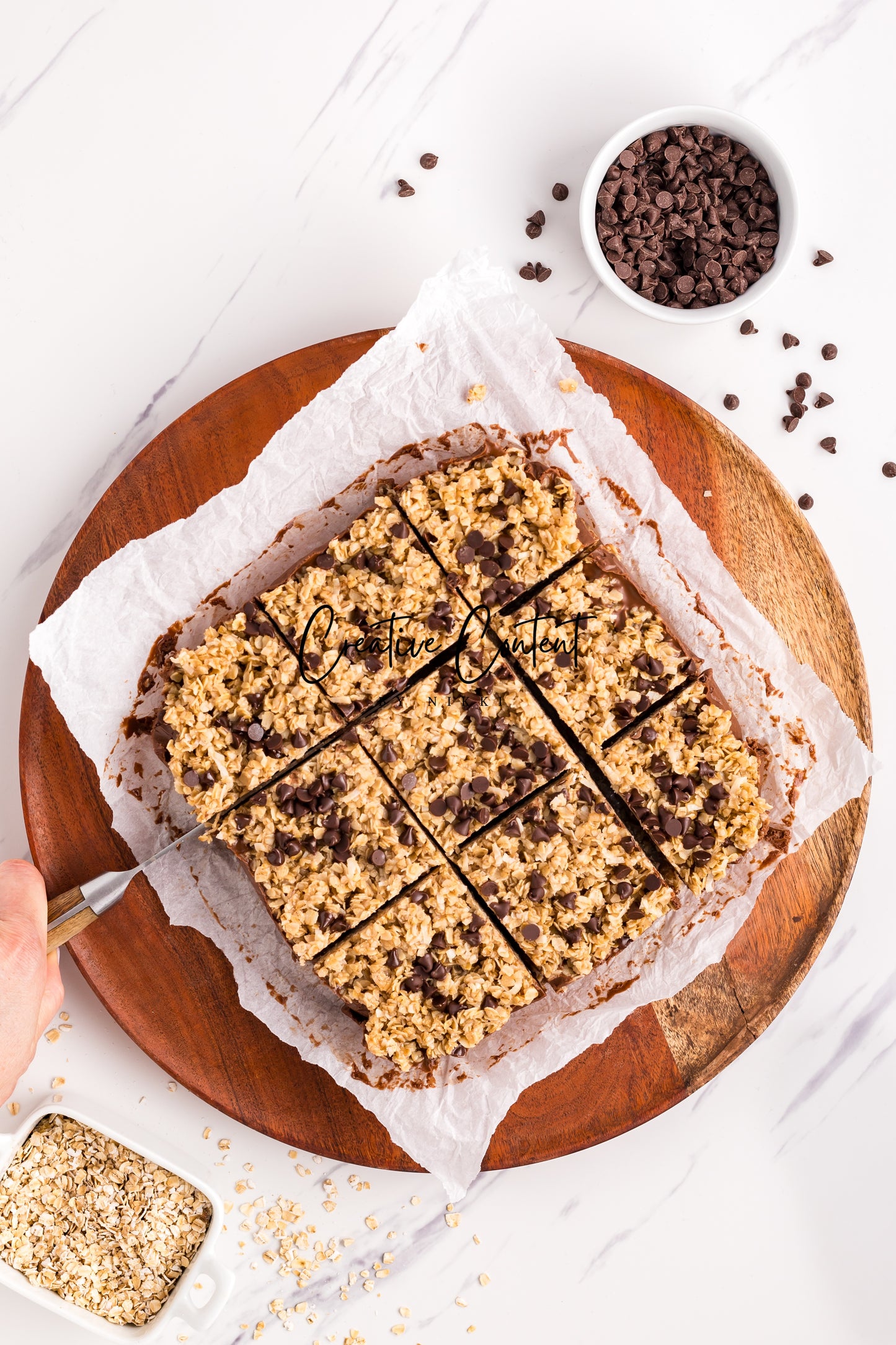 No Bake Chocolate Peanut Butter Oatmeal Bars - Exclusive