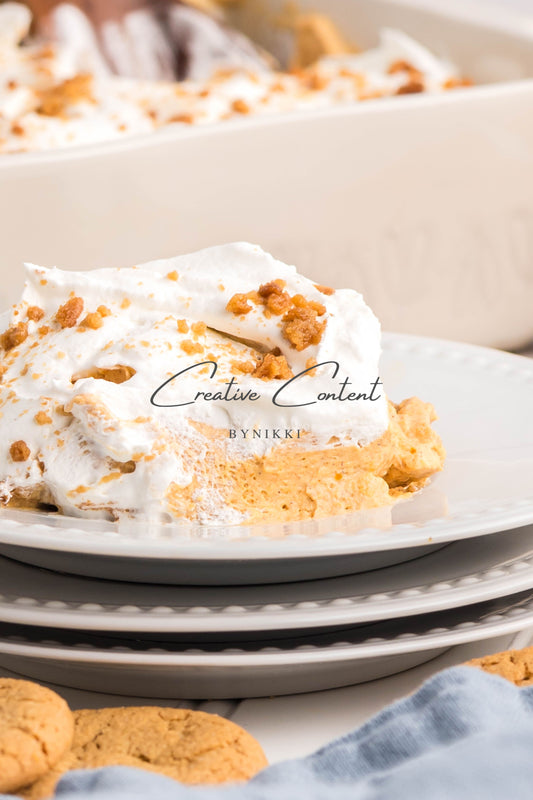 No Bake Icebox Pumpkin Cake -  Exclusive