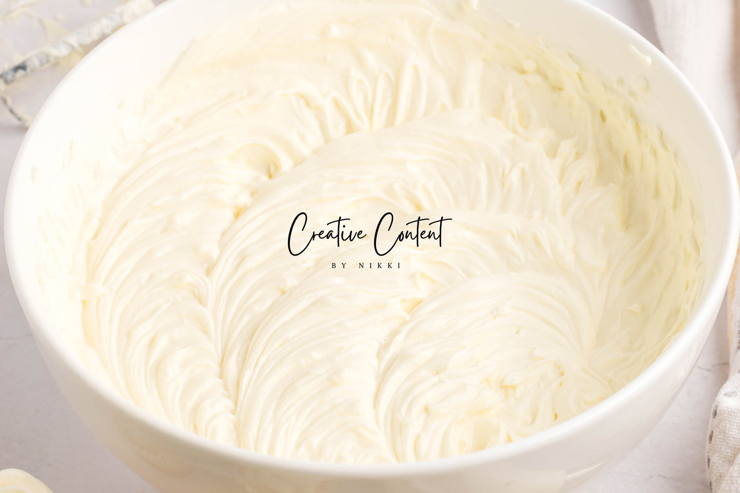No Butter Cream Cheese Frosting - Set 1 of 2