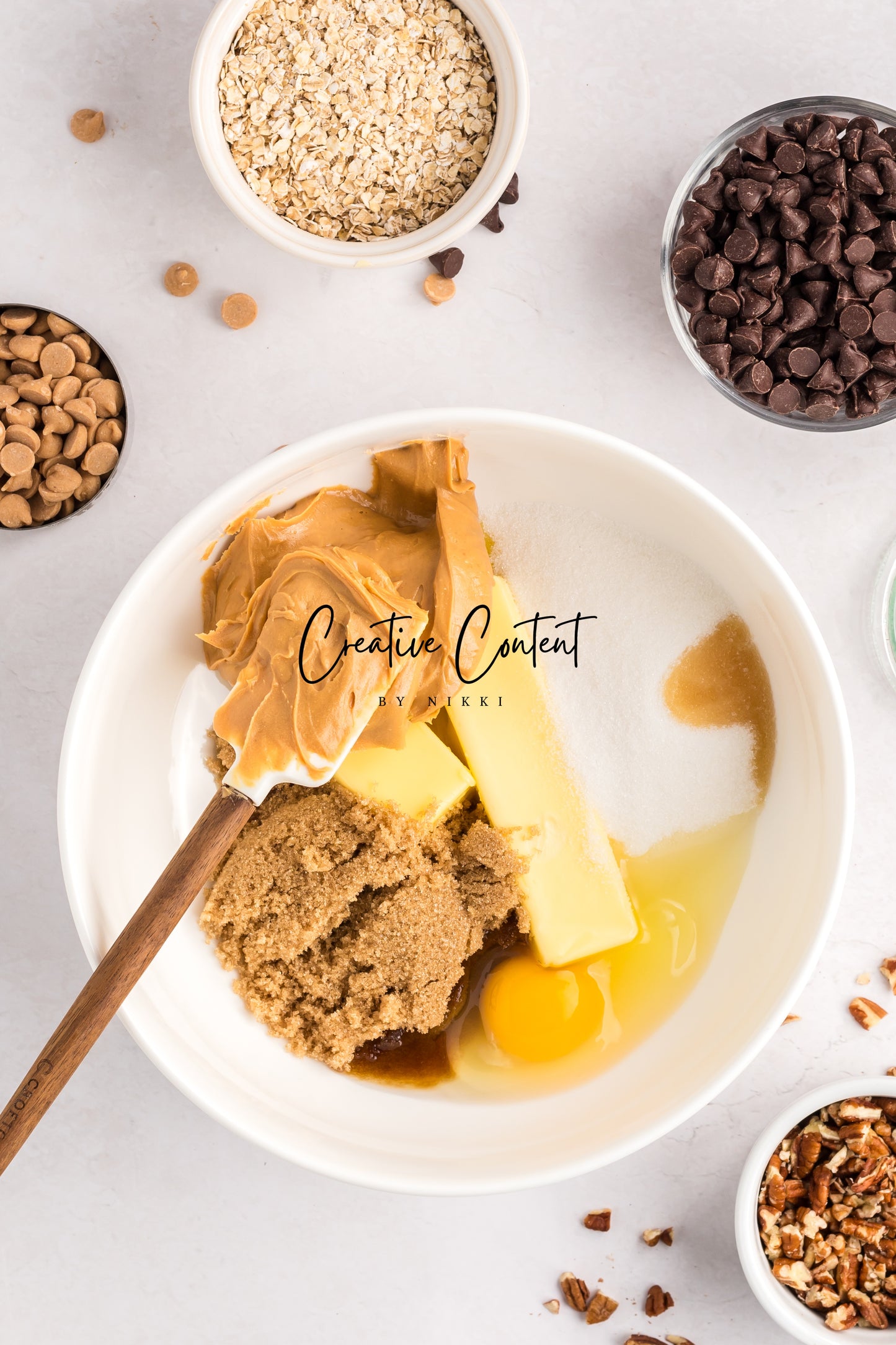 Oatmeal Peanut Butter Chocolate Chip Cookies - Set 2 of 2