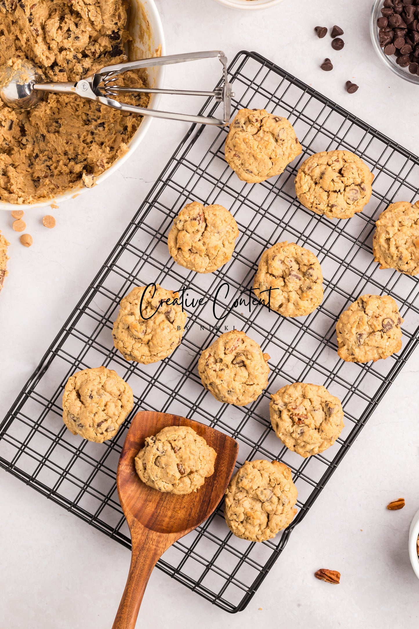 Oatmeal Peanut Butter Chocolate Chip Cookies - Set 1 of 2