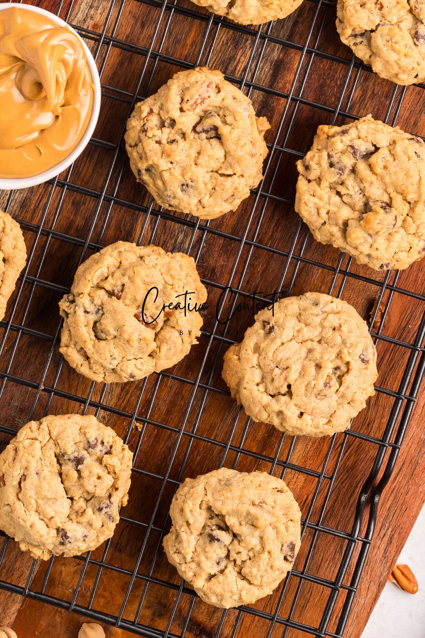 Oatmeal Peanut Butter Chocolate Chip Cookies - Set 2 of 2