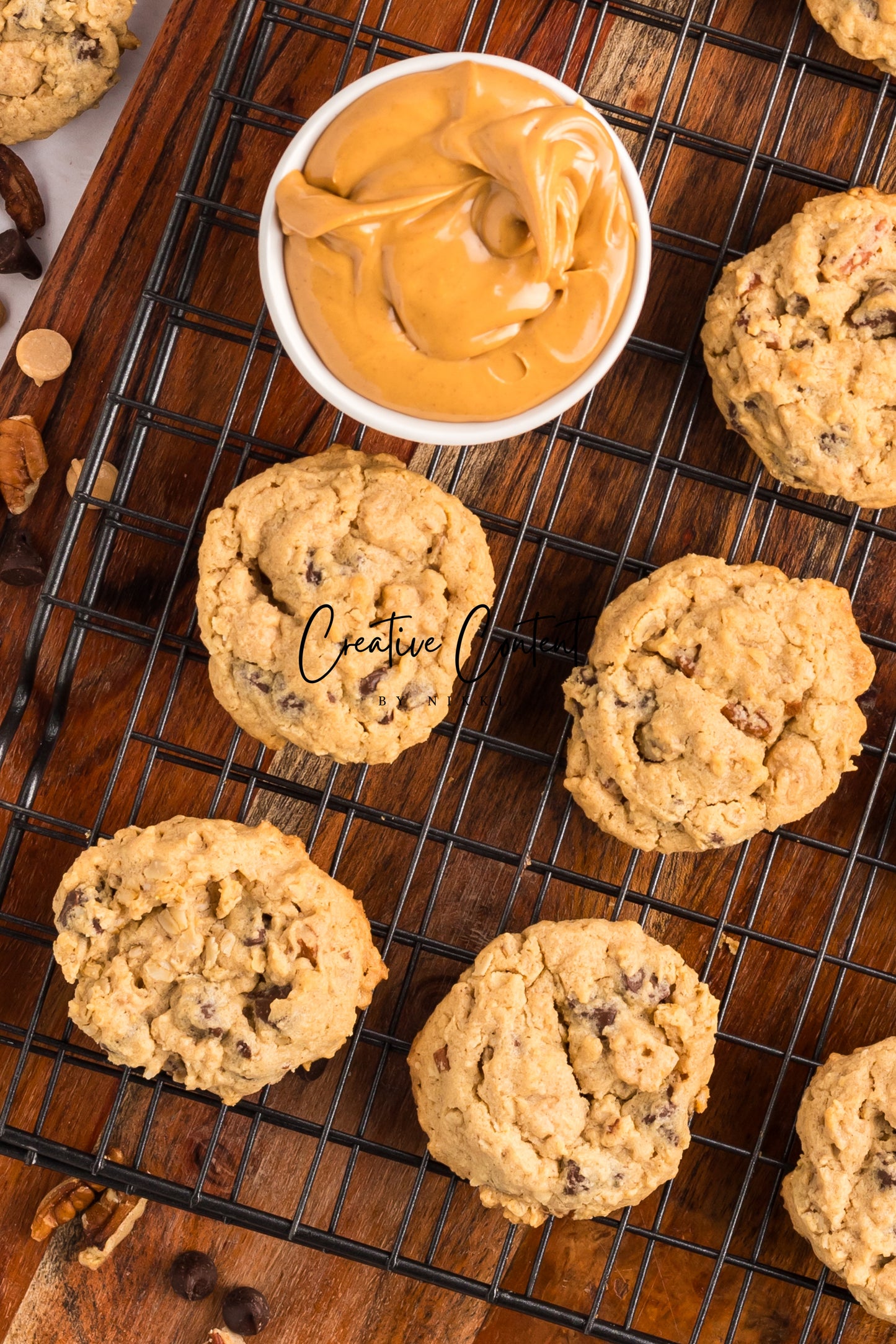Oatmeal Peanut Butter Chocolate Chip Cookies - Set 2 of 2