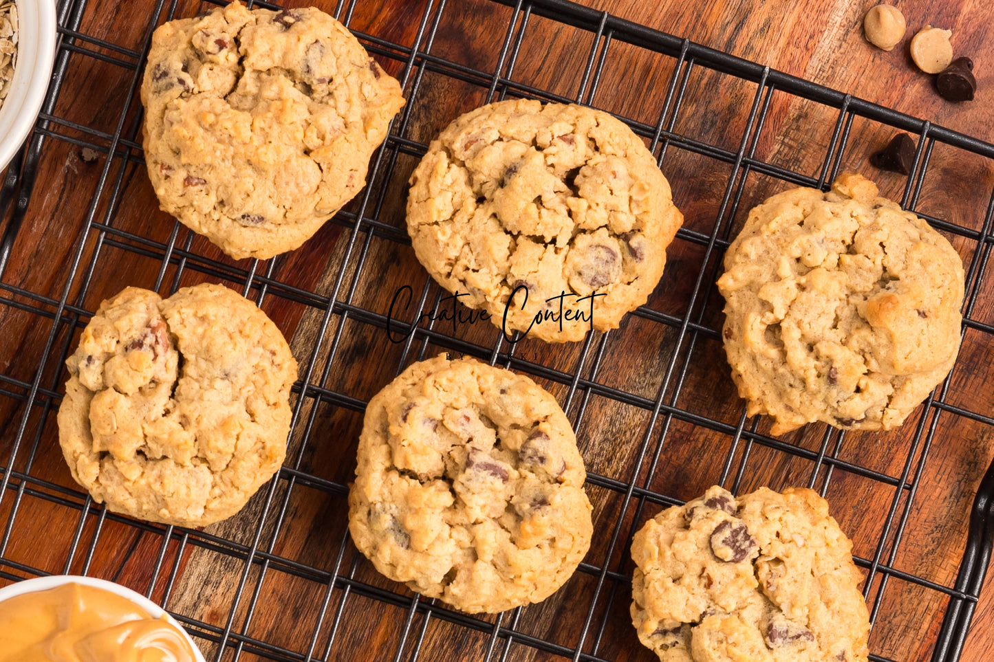 Oatmeal Peanut Butter Chocolate Chip Cookies - Set 2 of 2