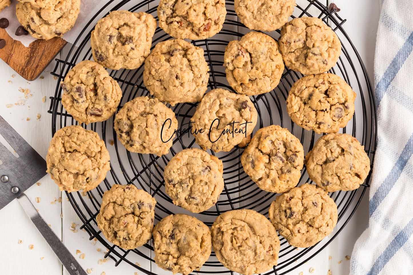 Oatmeal Peanut Butter Chocolate Chip Cookies - Set 1 of 2