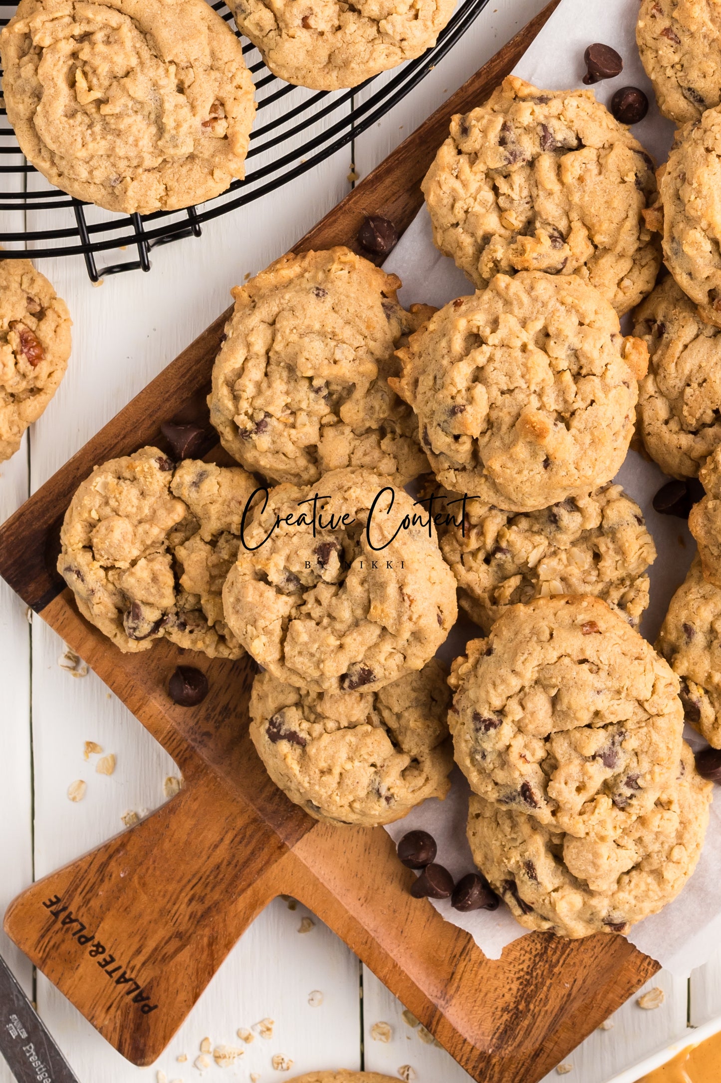 Oatmeal Peanut Butter Chocolate Chip Cookies - Set 1 of 2
