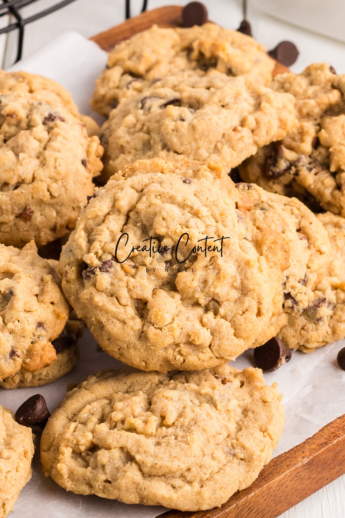 Oatmeal Peanut Butter Chocolate Chip Cookies - Set 1 of 2
