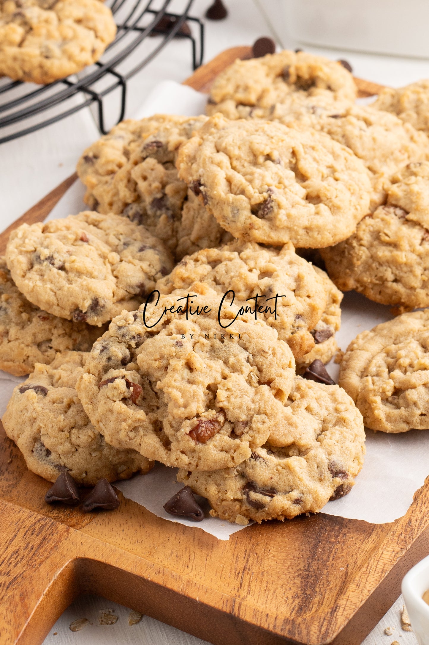 Oatmeal Peanut Butter Chocolate Chip Cookies - Set 1 of 2