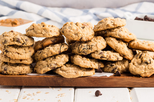 Oatmeal Peanut Butter Chocolate Chip Cookies - Set 1 of 2