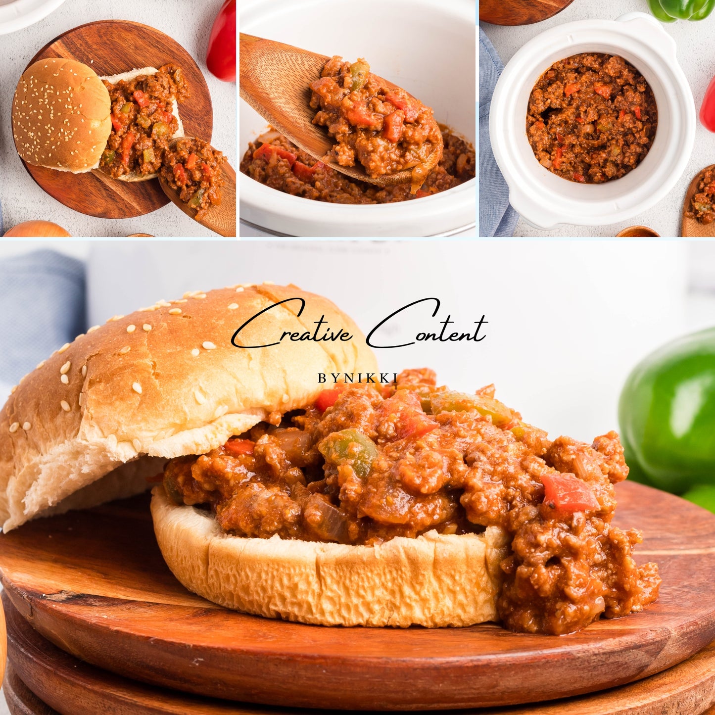 Slow Cooker Sloppy Joes - Set 1 of 2