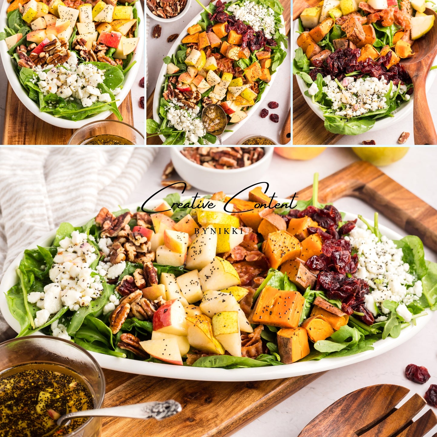 Harvest Cobb Salad + Poppy Seed Dressing - Set 1 of 2