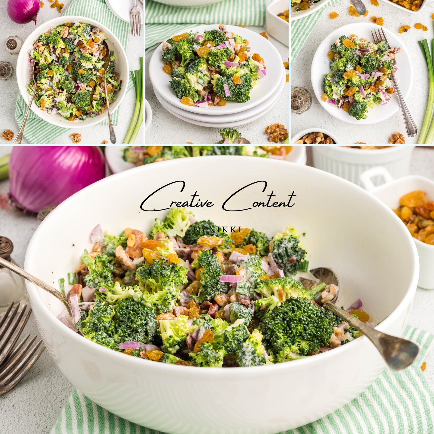 Broccoli Raisin Salad - Set 1 of 2