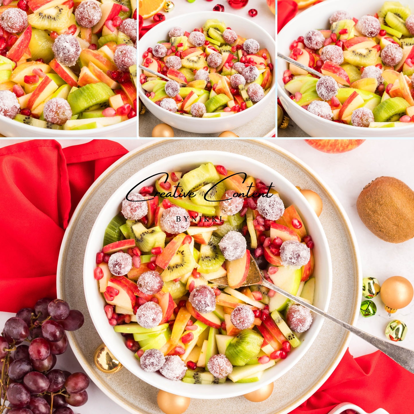Christmas Fruit Salad - Set 1 of 2
