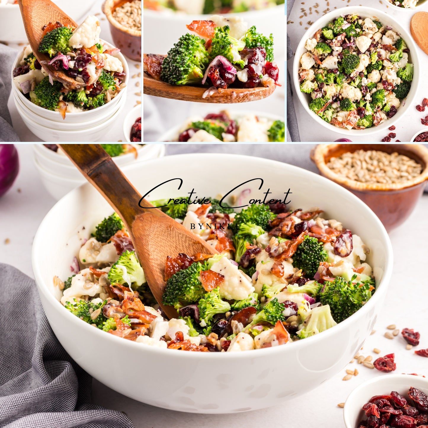 Broccoli and Cauliflower Salad - Set 1 of 2