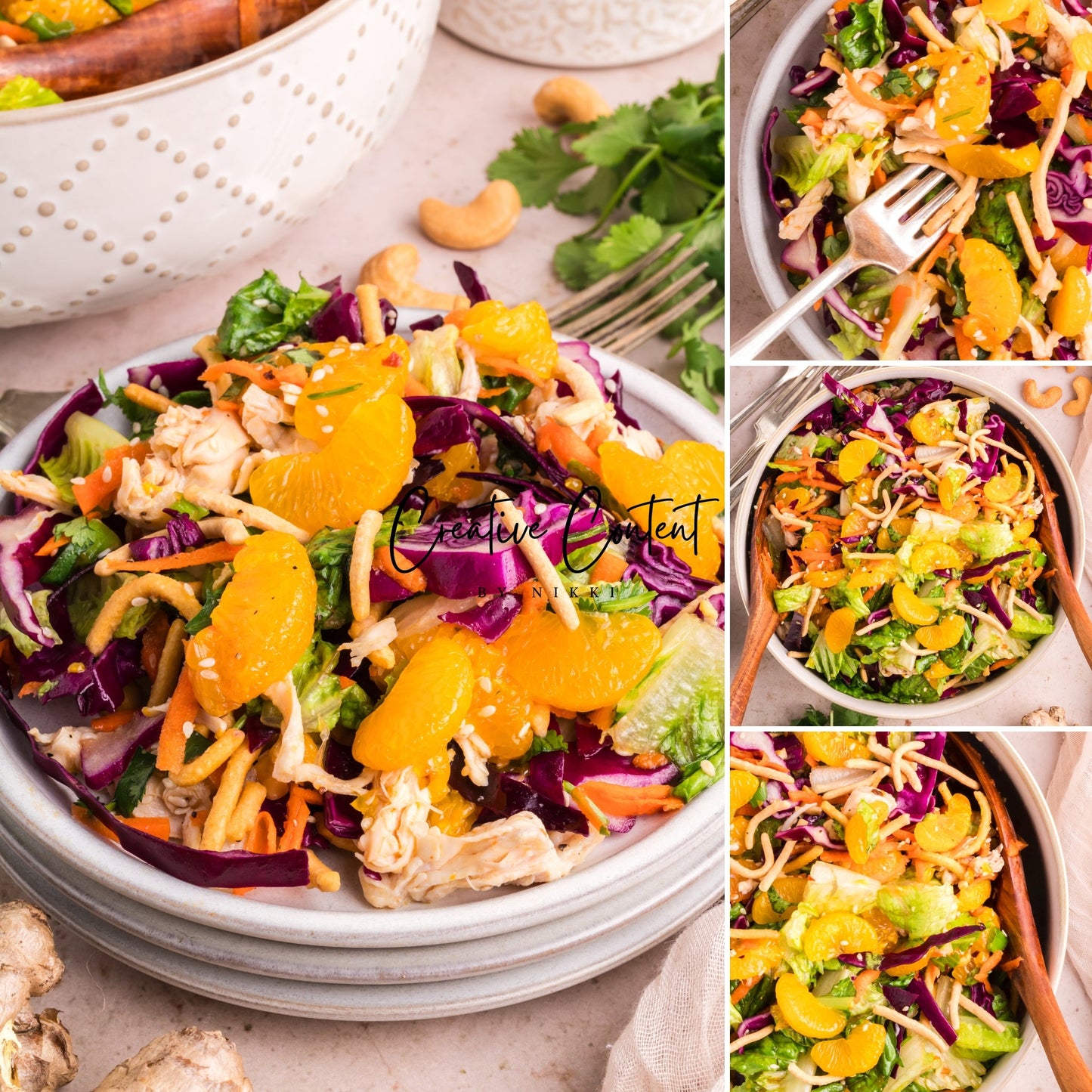 Chinese Chicken Salad With Mandarin Oranges (32 hero shots) - Exclusive