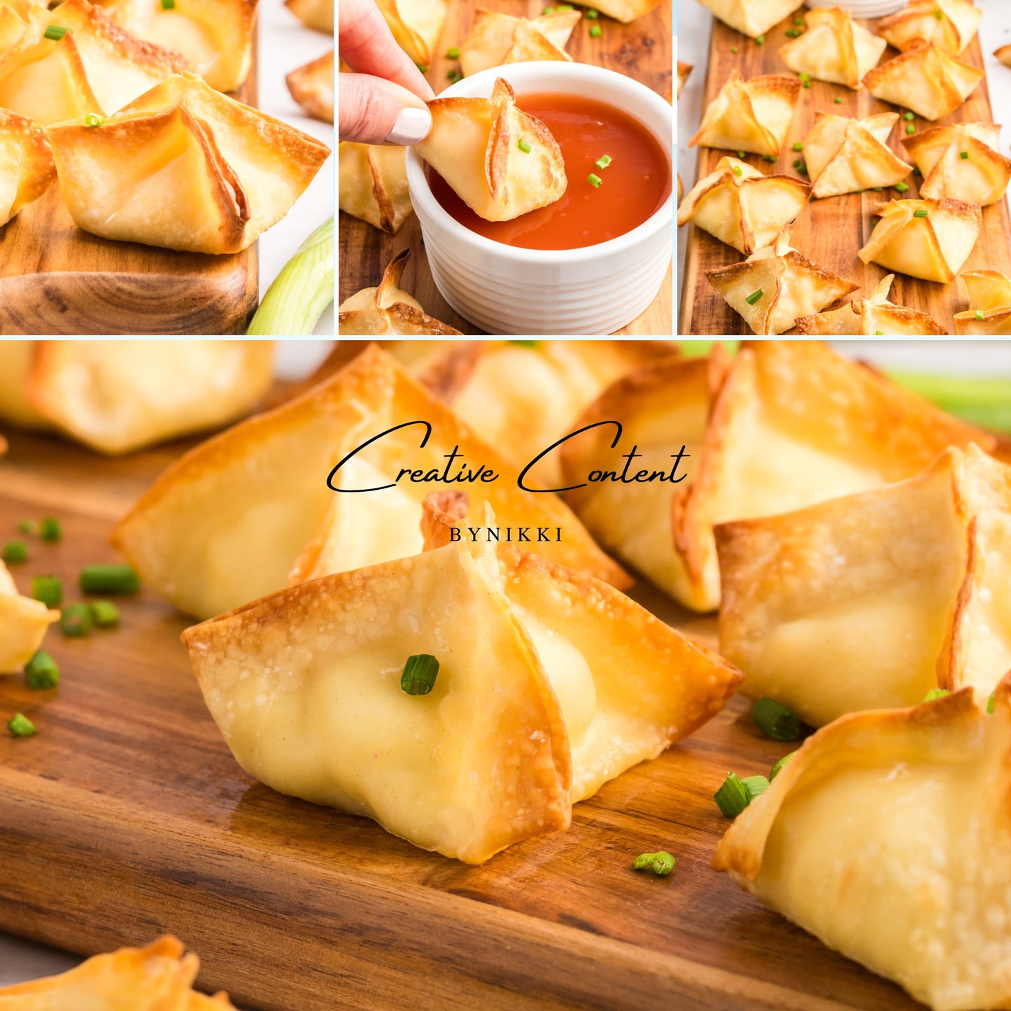 Air Fryer Cream Cheese Wontons - Set 1 of 2