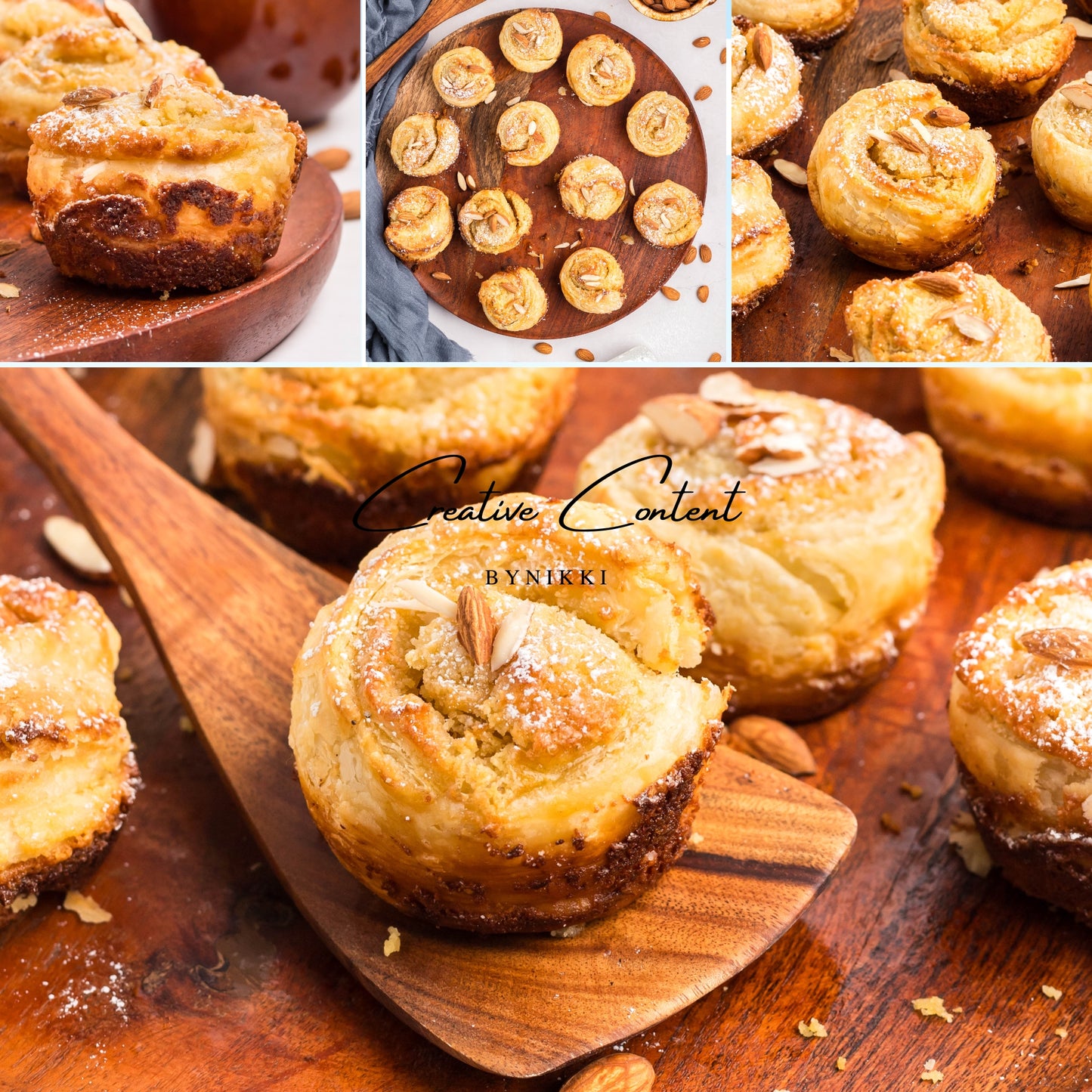 Almond Cruffin - Set 1 of 2