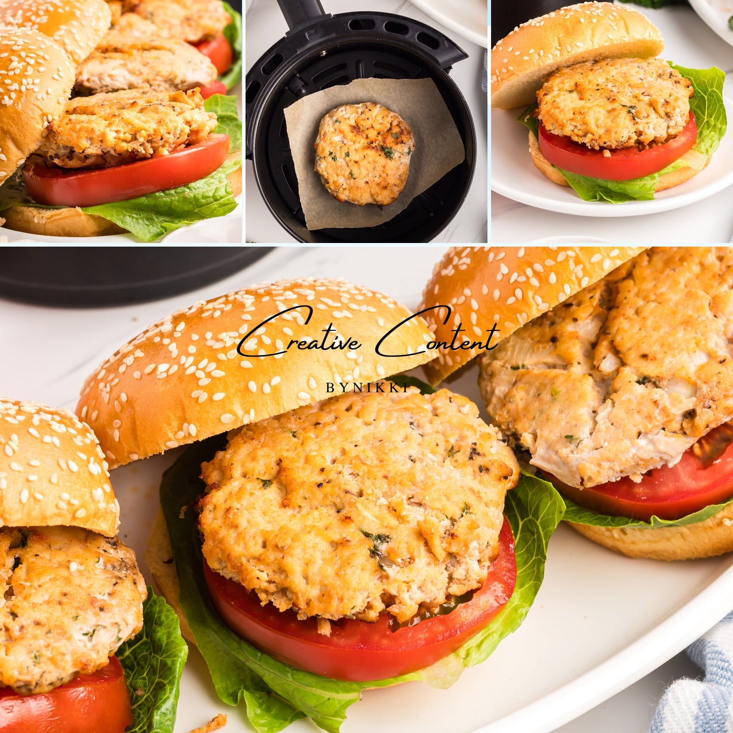 Air Fryer Homemade Chicken Patties - Set 1 of 2