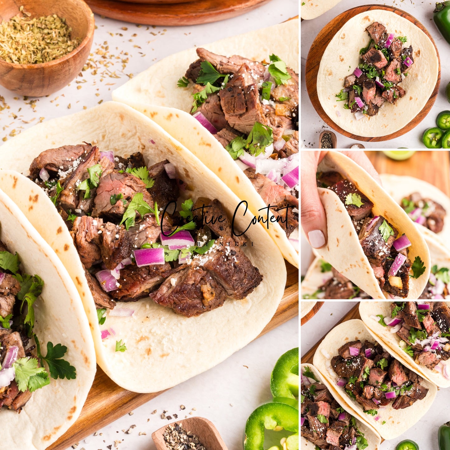 Carne Asada Taco- Set 1 of 2
