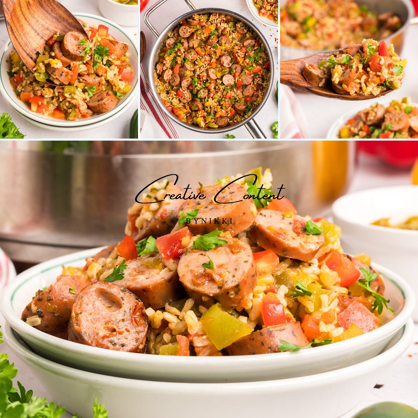 Sausage And Rice Casserole - Set 1 of 2