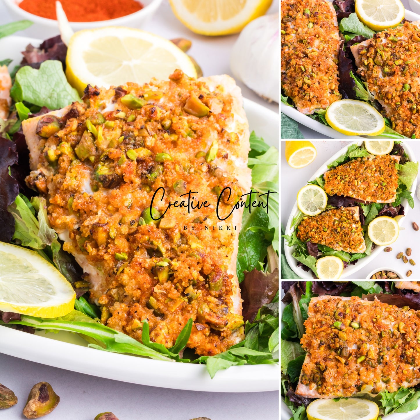 Pistachio Crusted Salmon - Set 1 of 3