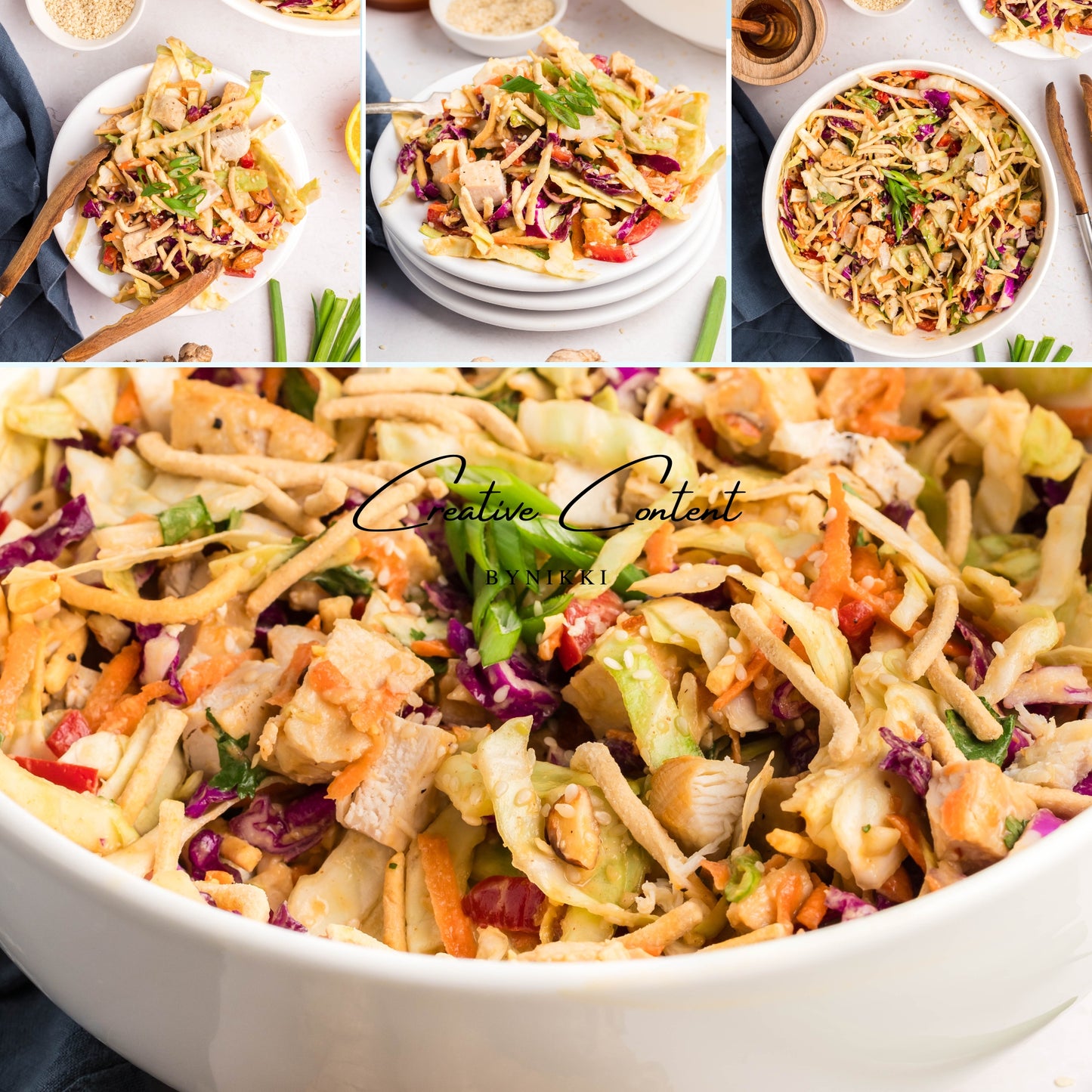 Asian Chicken Chopped Salad - Set 1 of 2