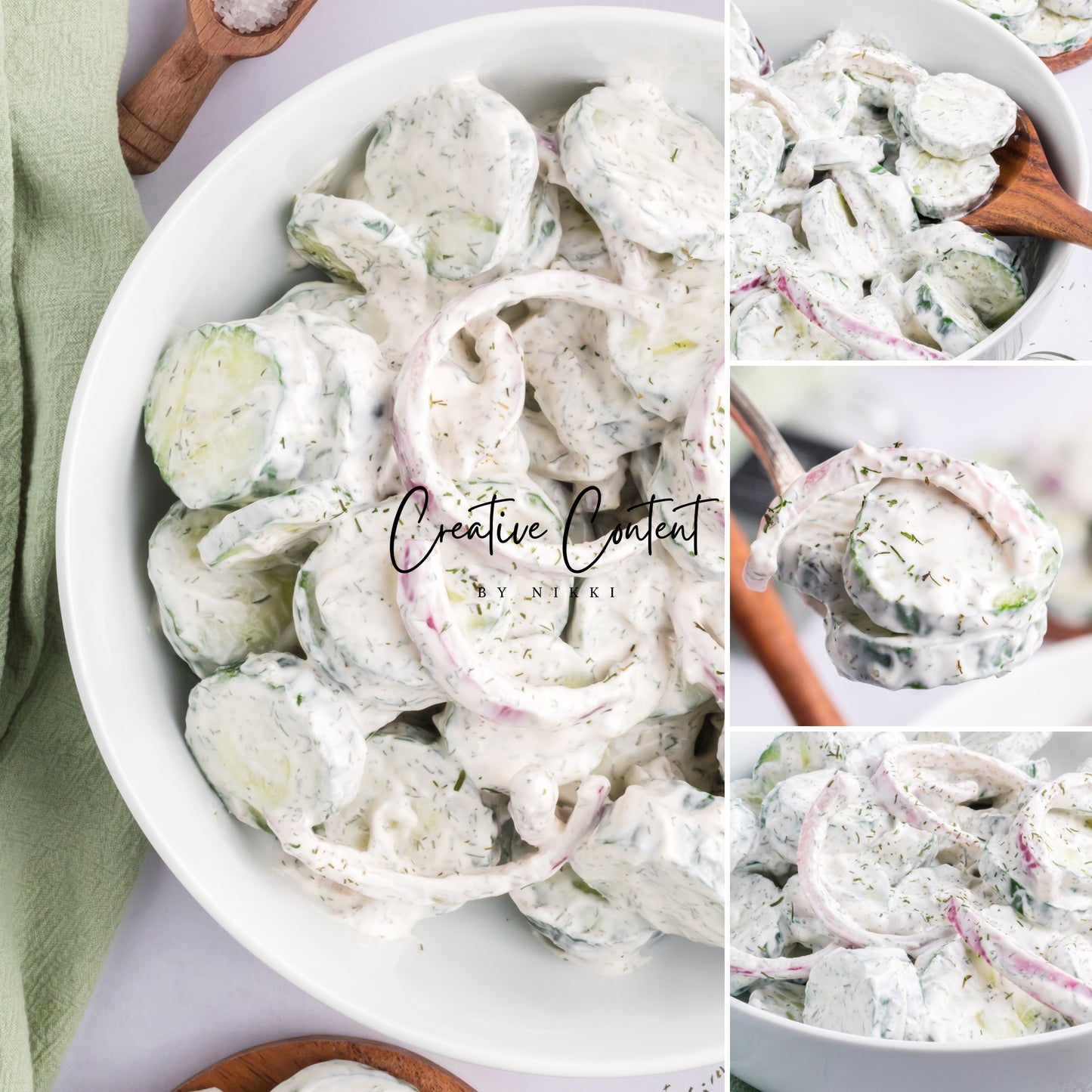 Creamy Cucumber Salad - Set 1 of 2
