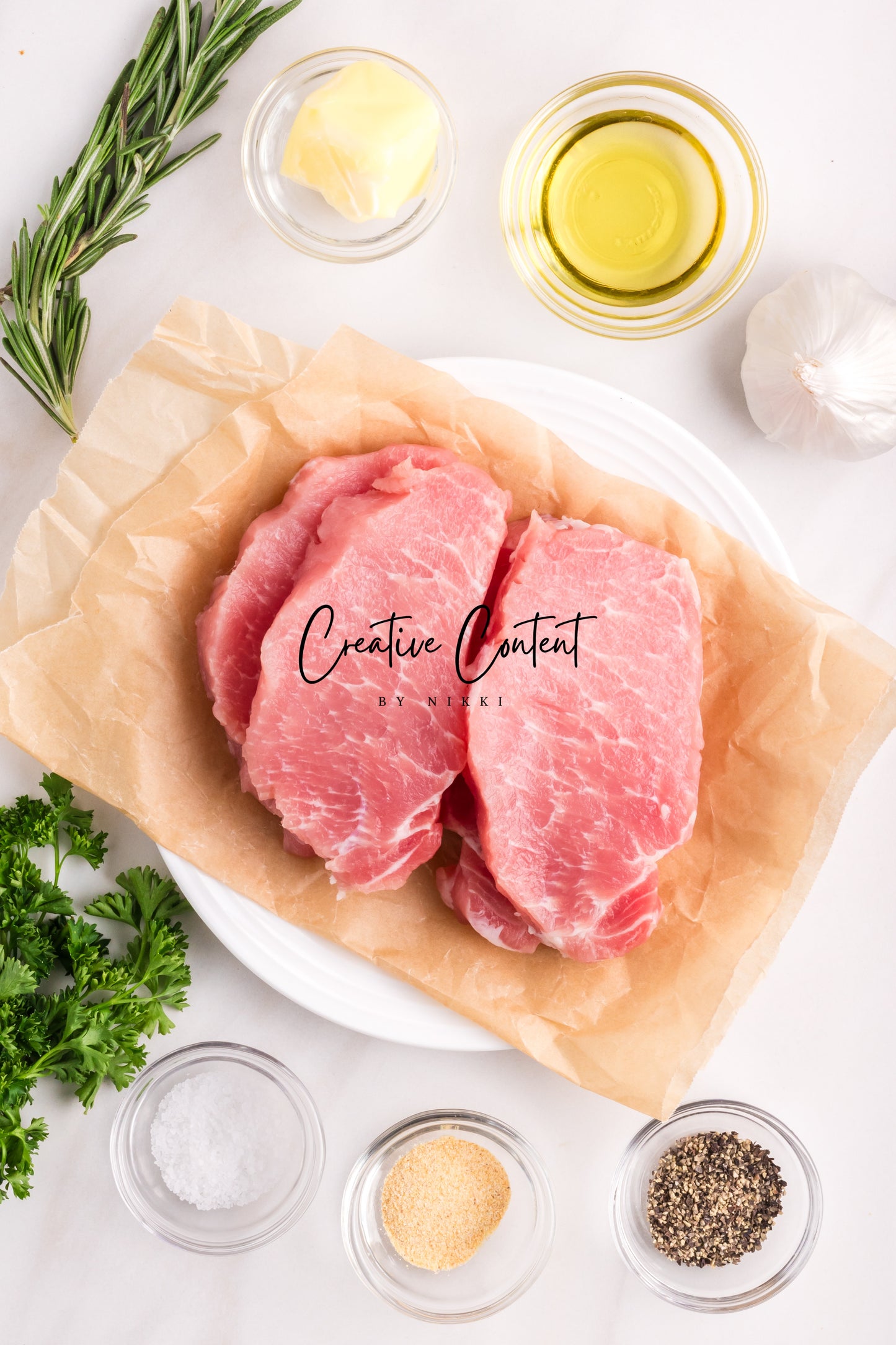Pan Seared Pork Chops - Set 1 of 2