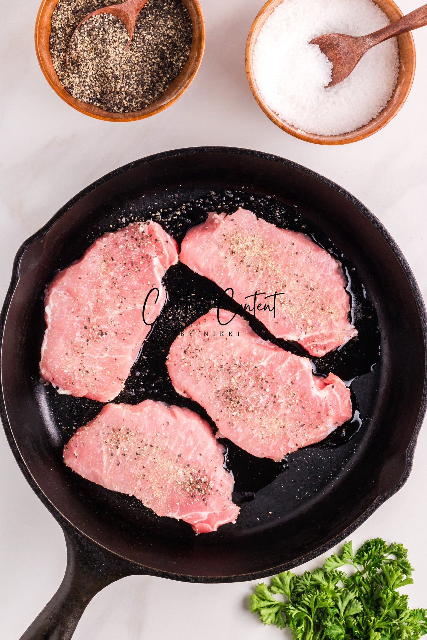 Pan Seared Pork Chops - Set 1 of 2