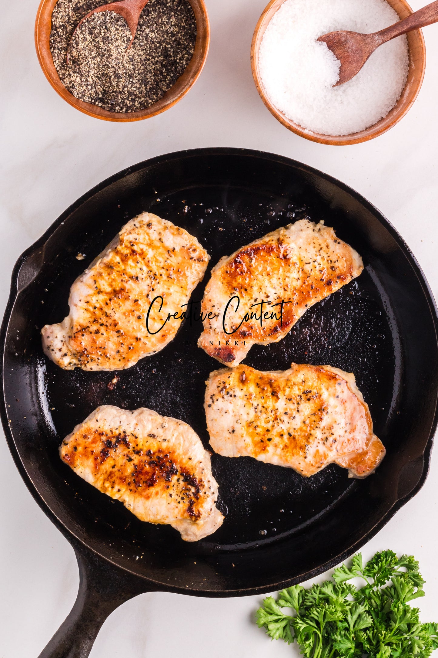 Pan Seared Pork Chops - Set 1 of 2