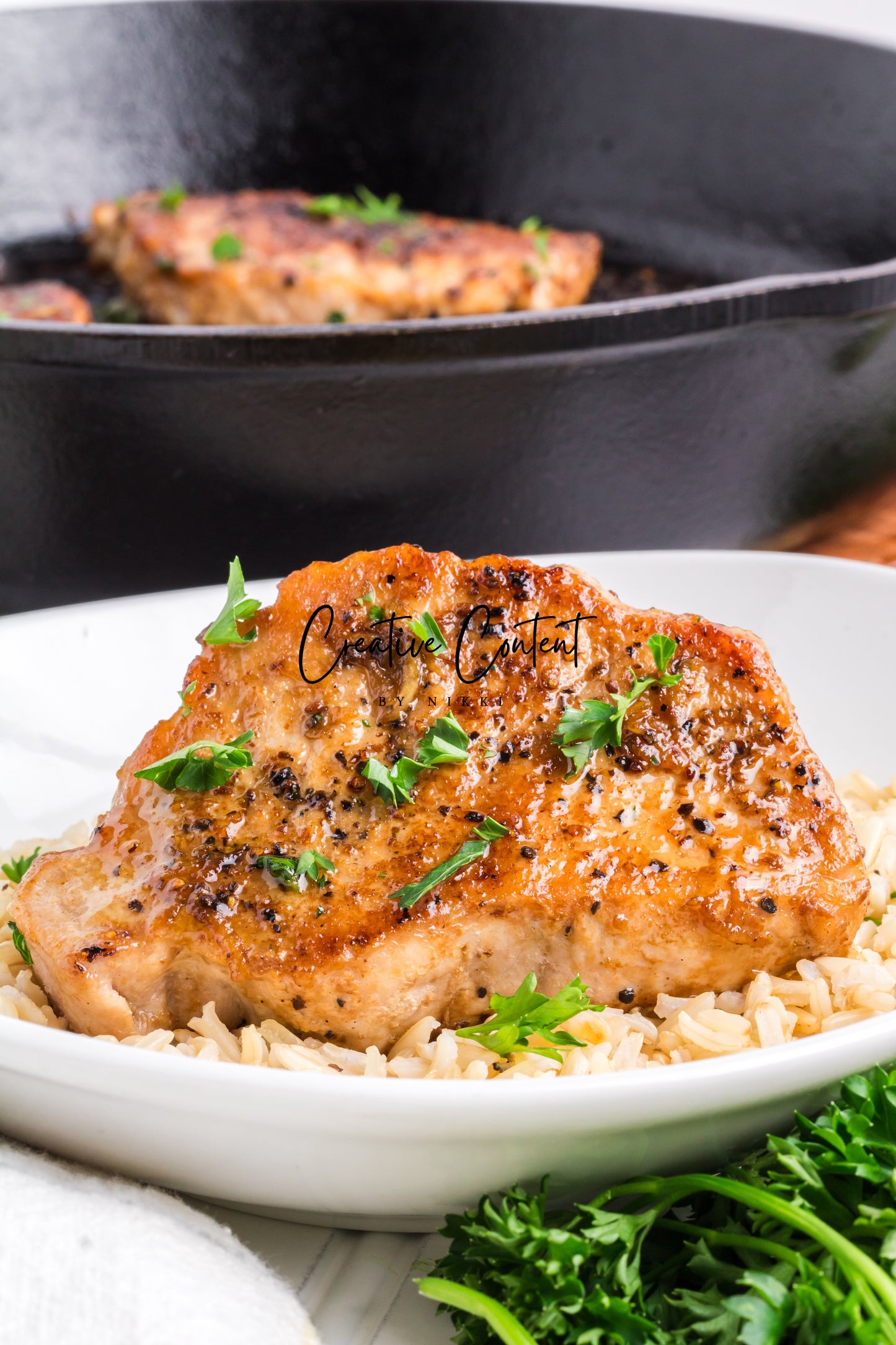 Pan Seared Pork Chops - Set 1 of 2