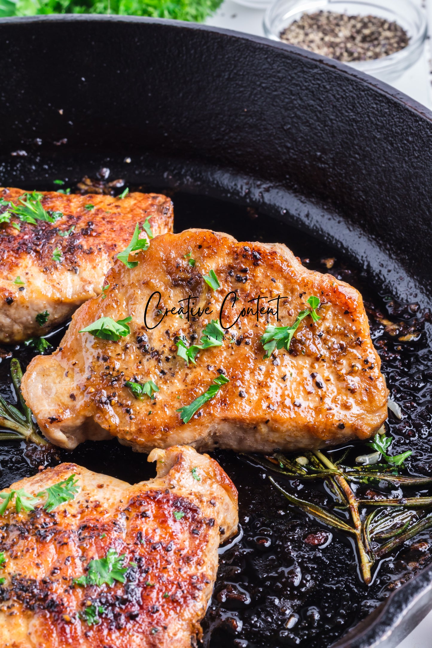 Pan Seared Pork Chops - Set 1 of 2