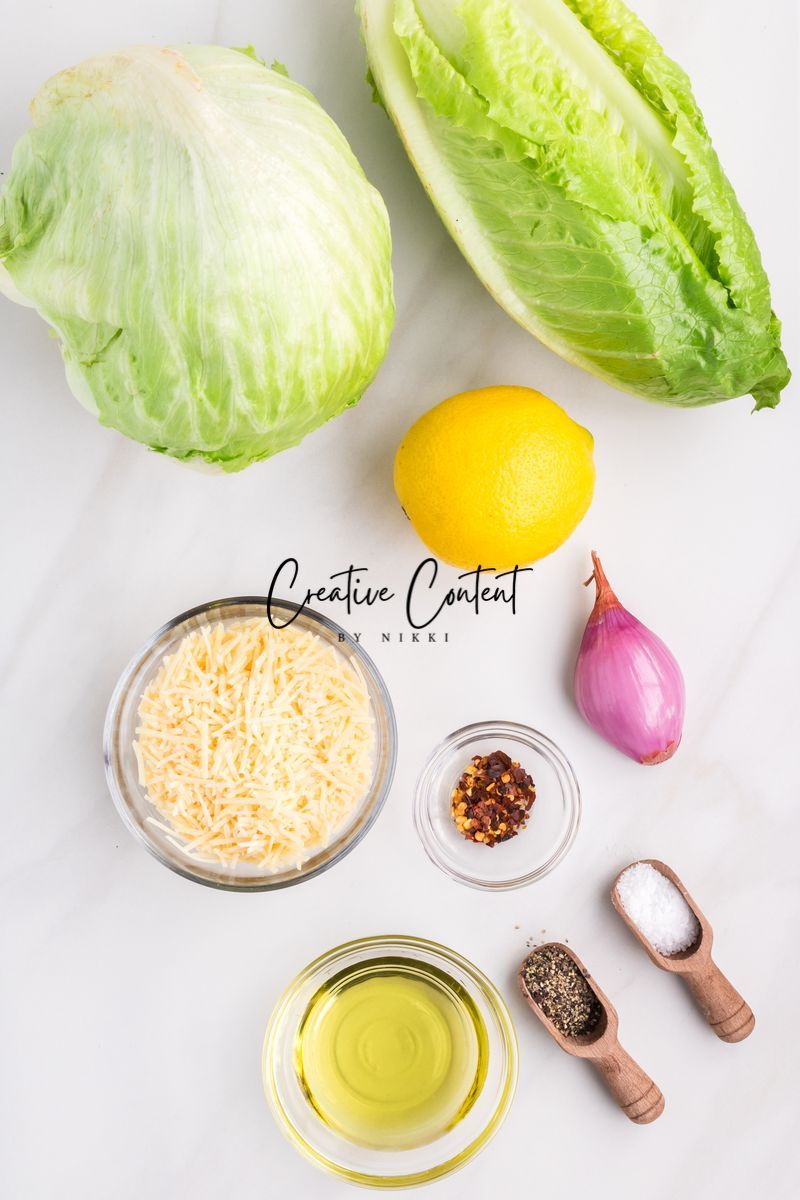 Parmesan Chopped Salad / Lemon Parmesan Salad - 2 of 3