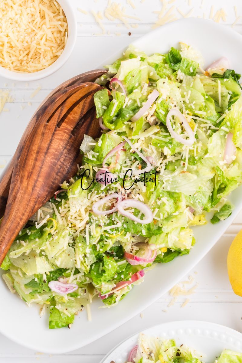 Parmesan Chopped Salad / Lemon Parmesan Salad - 2 of 3