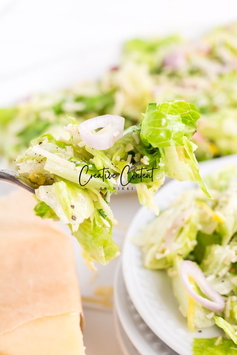 Parmesan Chopped Salad / Lemon Parmesan Salad - 2 of 3