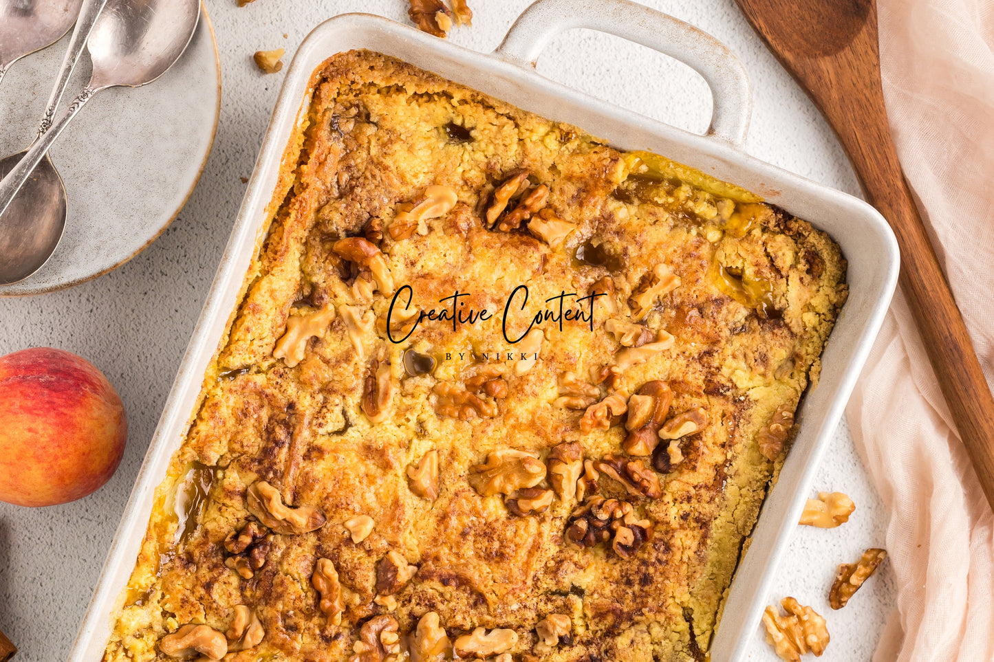 Peach Dump Cake - Exclusive