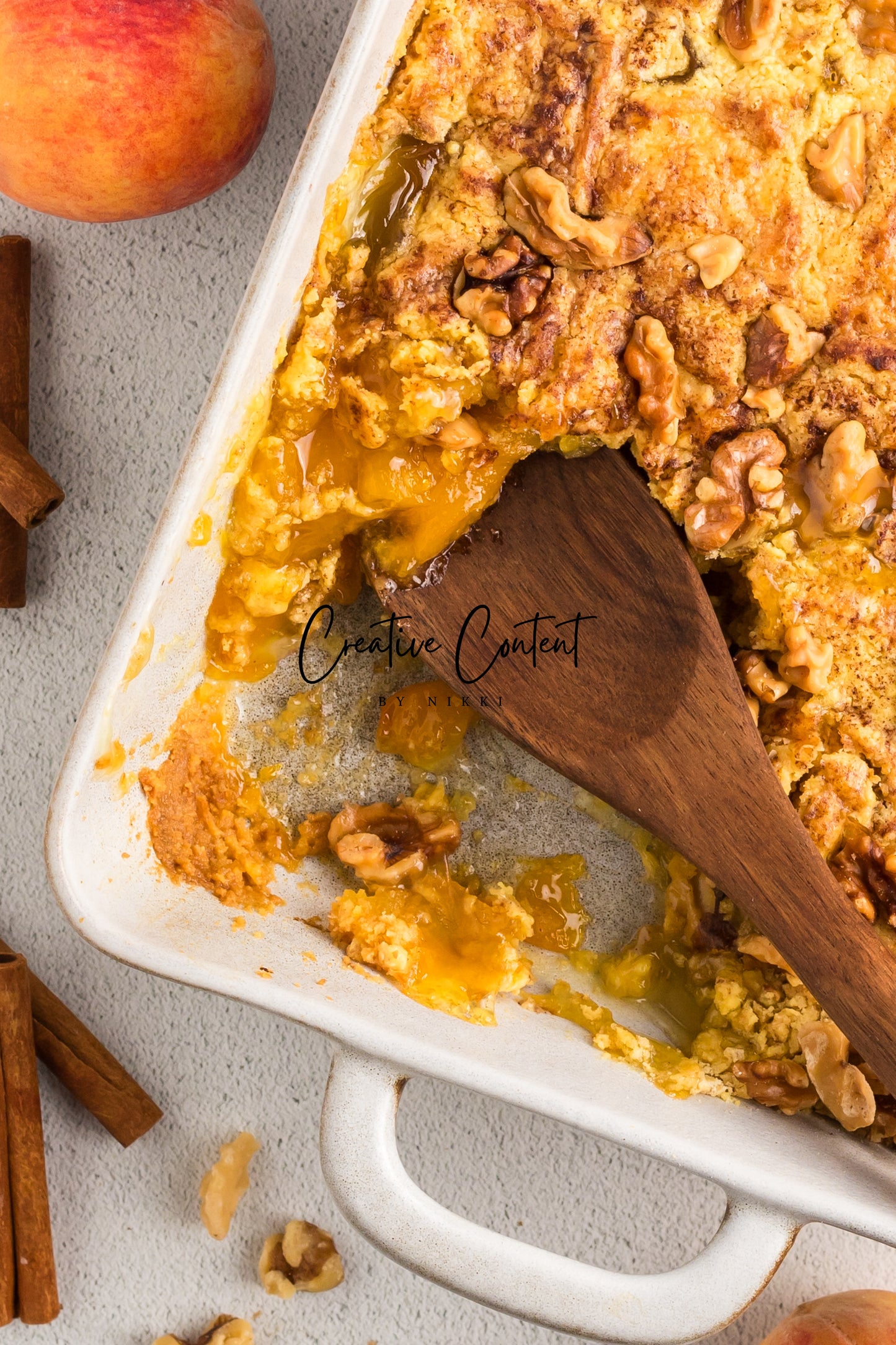 Peach Dump Cake - Exclusive