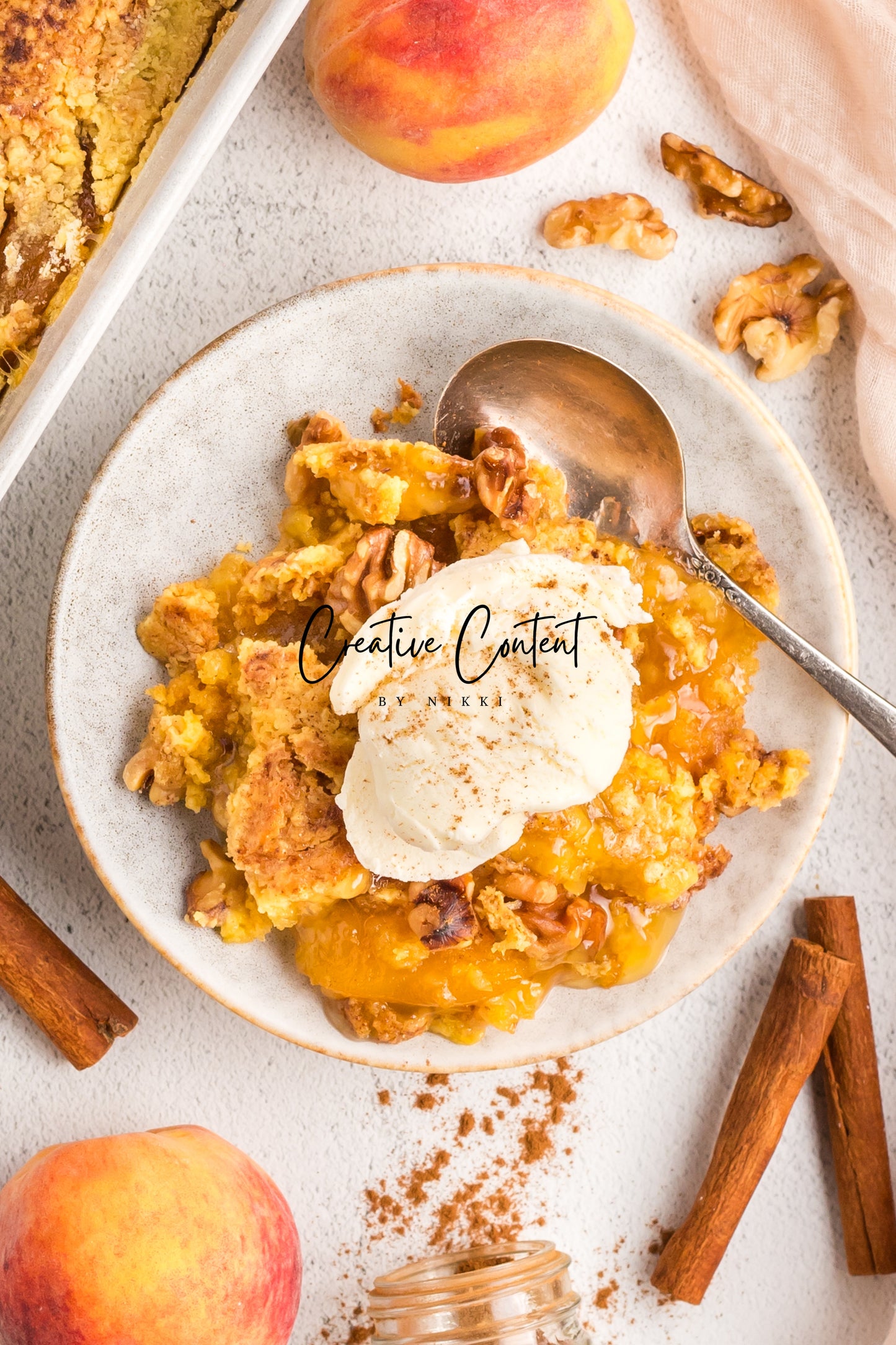 Peach Dump Cake - Exclusive
