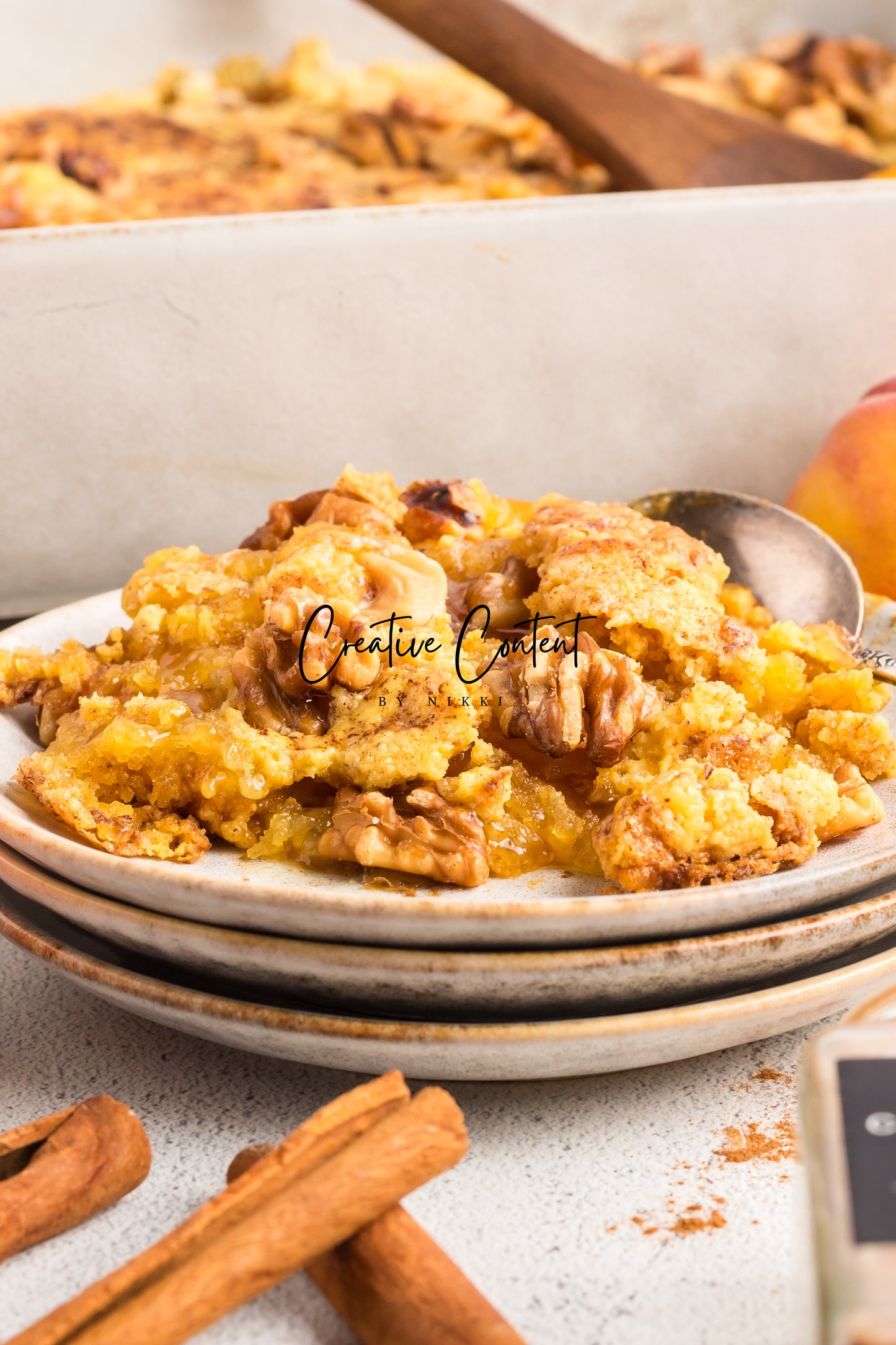 Peach Dump Cake - Exclusive