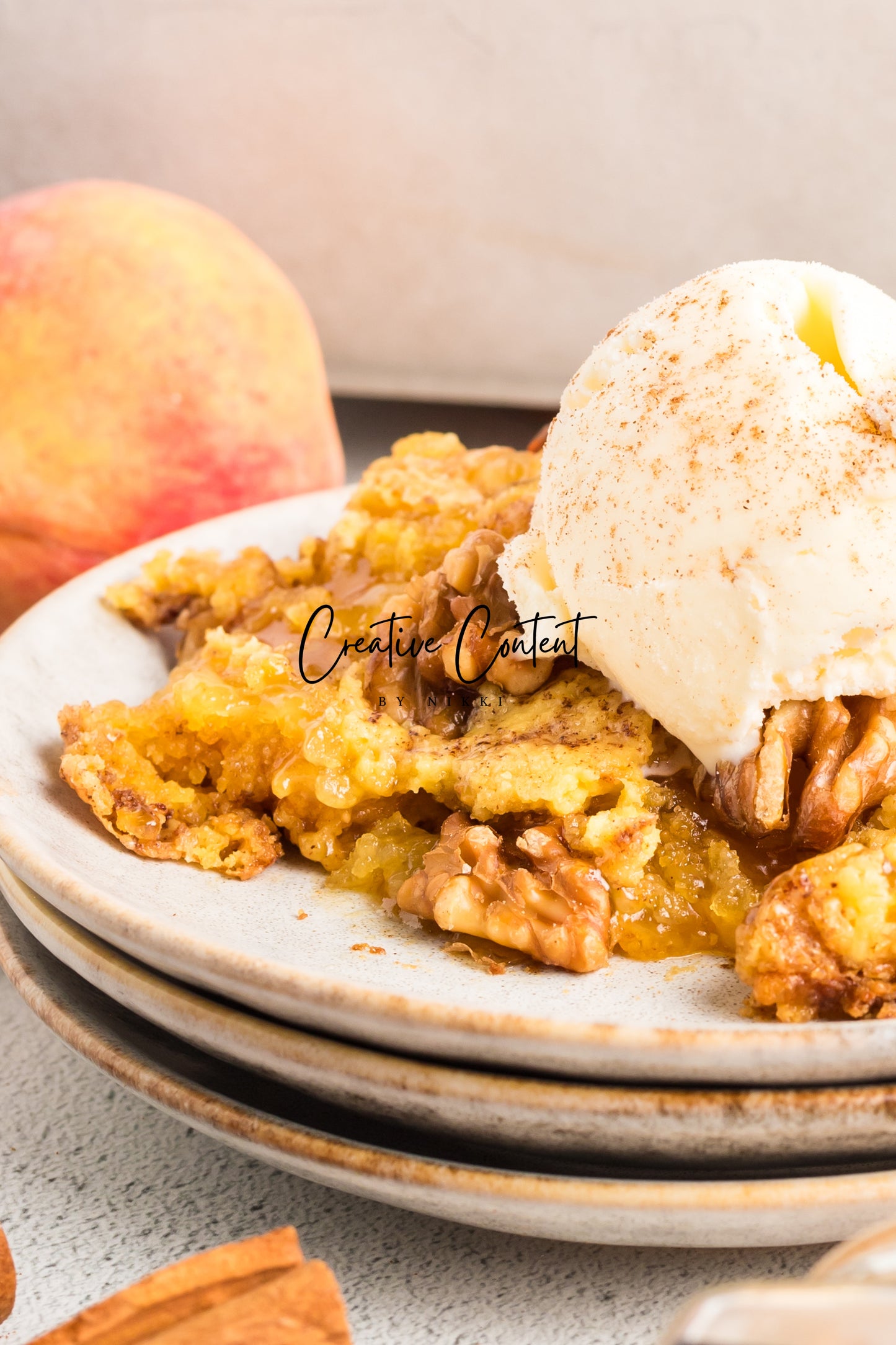 Peach Dump Cake - Exclusive