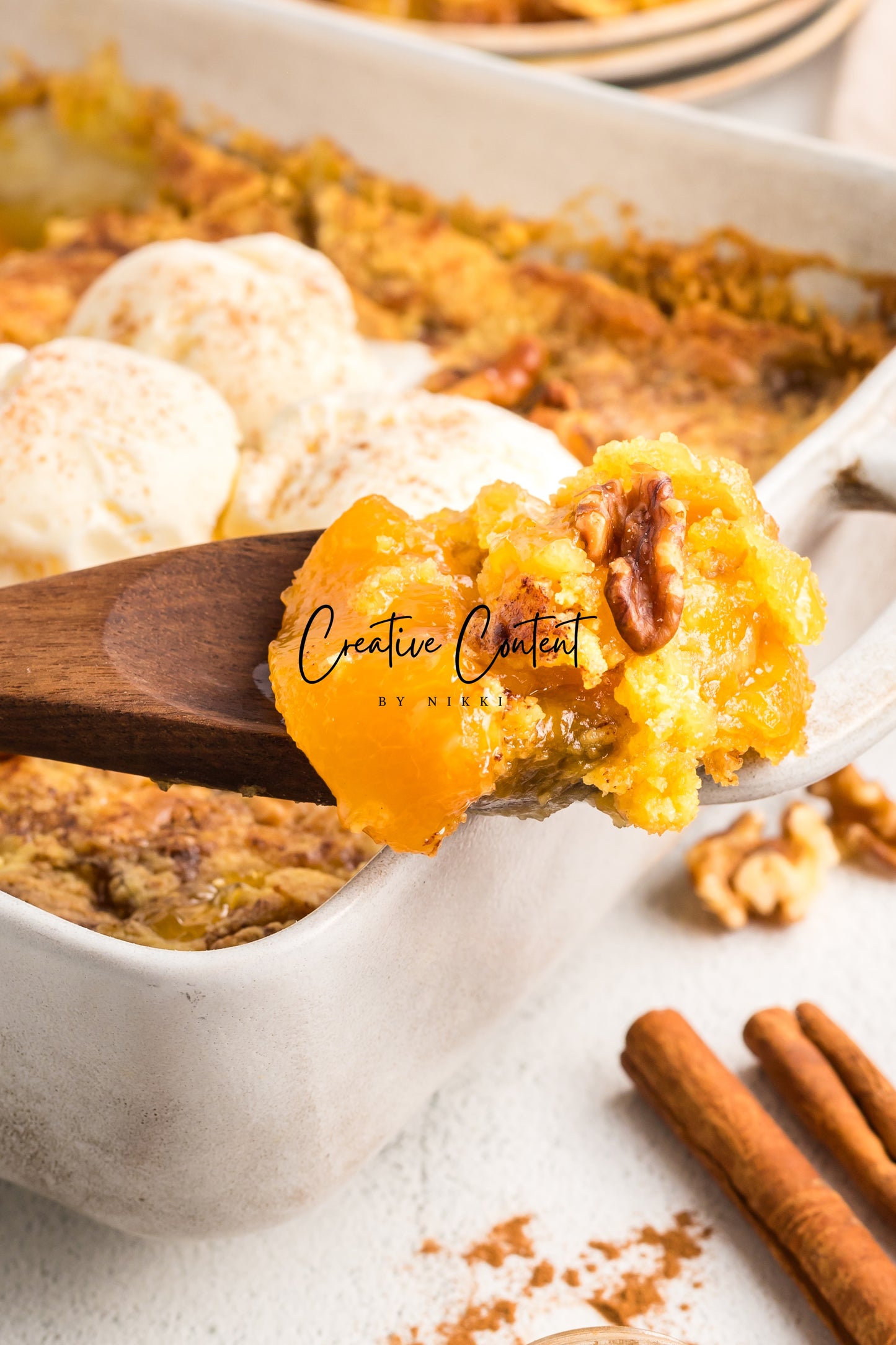 Peach Dump Cake - Exclusive