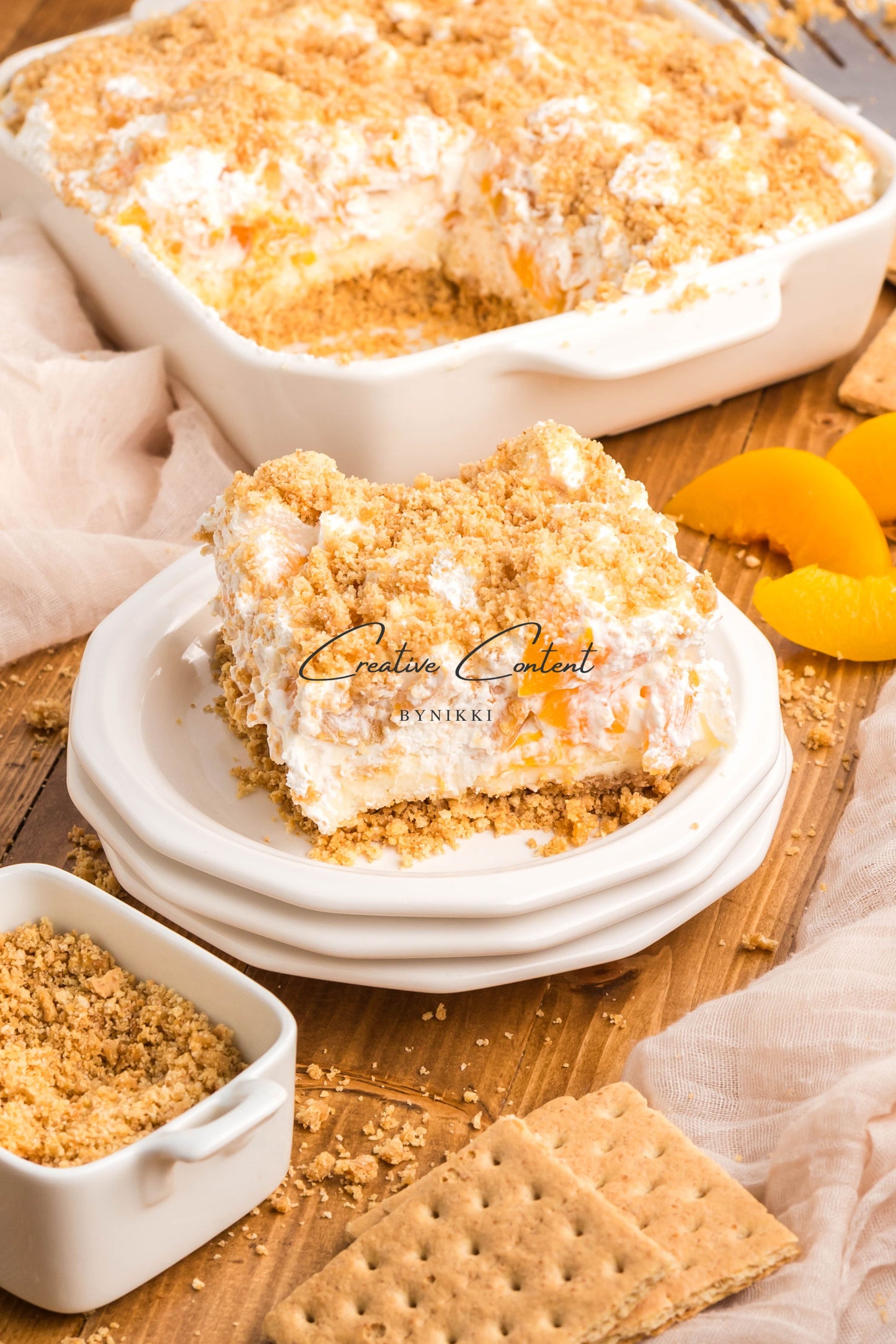 Peaches and Cream Dessert - Exclusive
