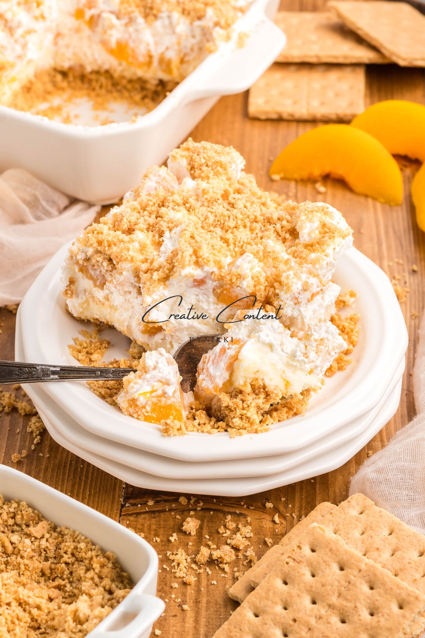 Peaches and Cream Dessert - Exclusive